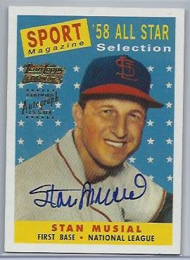 Stan The Man Musial - Autograph Sentiment Signed